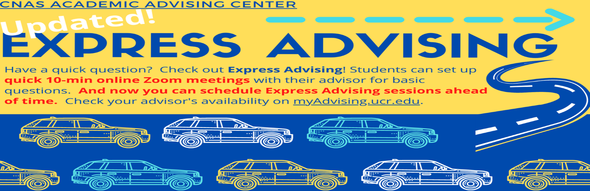 Updated CNAS Express Advising Banner Image 