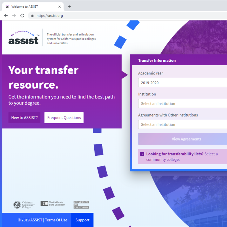 Assist.org Homepage