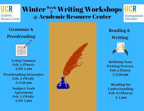 Week 5 Writing Workshops