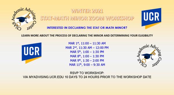Math Stat Minor Workshop 21W March 2021 