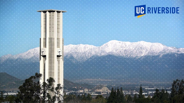 UCR Campus Background Mountains