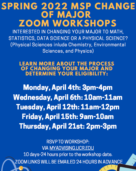 MSP 22S COM Workshops Flyer Image