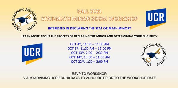 21F Math Stat Minor Workshops