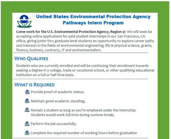 EPA Job Flyer