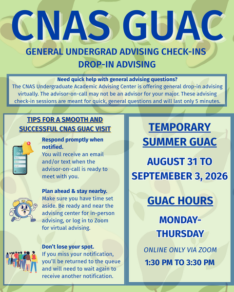 GUAC HOT Schedule