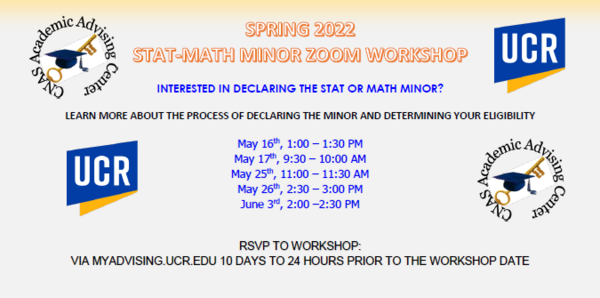 STAT MATH Minor Workshop Flyer Image 22S